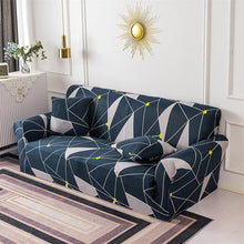 将图片加载到图库查看器,Geometric Sofa Covers Stretch Plaid Sofa Slipcovers for Living Room Elastic Sofa Cover Couch Armchair Cover Towel 1 2 3 4 Seater Slipcover For Sofas Loveseat Armchair Living Room Universal Furniture