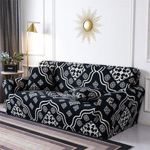 将图片加载到图库查看器,Geometric Sofa Covers Stretch Plaid Sofa Slipcovers for Living Room Elastic Sofa Cover Couch Armchair Cover Towel 1 2 3 4 Seater Slipcover For Sofas Loveseat Armchair Living Room Universal Furniture