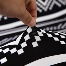 将图片加载到图库查看器,Geometric Sofa Covers Stretch Plaid Sofa Slipcovers for Living Room Elastic Sofa Cover Couch Armchair Cover Towel 1 2 3 4 Seater Slipcover For Sofas Loveseat Armchair Living Room Universal Furniture