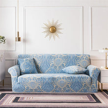 将图片加载到图库查看器,Geometric Sofa Covers Stretch Plaid Sofa Slipcovers for Living Room Elastic Sofa Cover Couch Armchair Cover Towel 1 2 3 4 Seater Slipcover For Sofas Loveseat Armchair Living Room Universal Furniture