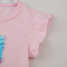 将图片加载到图库查看器,Girl's Cotton Casual Unicorn Dress