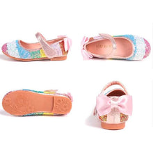 Load image into Gallery viewer, Girls' Glitters PU Sequined Jeweled Flat Shoes