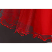Load image into Gallery viewer, Girls' Patchwork Mesh Bow Party Dress