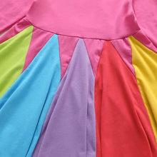 Load image into Gallery viewer, Girls' Rainbow Casual Dress
