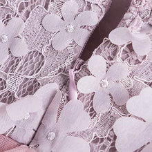 将图片加载到图库查看器,Girls' Ruffle Mesh Embroidered Dress