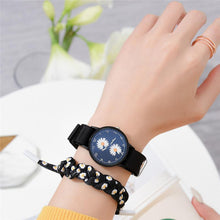 将图片加载到图库查看器,Girls Small Elegant Wrist Watch Women Fashion Nylon Strap Dress Quartz Watch Simple Wild Girlfriends Couple Watch Analog Quartz Watches With Nylon Strap Nylon Band Wristwatch