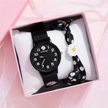 将图片加载到图库查看器,Girls Small Elegant Wrist Watch Women Fashion Nylon Strap Dress Quartz Watch Simple Wild Girlfriends Couple Watch Analog Quartz Watches With Nylon Strap Nylon Band Wristwatch