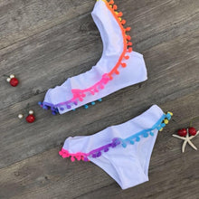 将图片加载到图库查看器,Girls Split Swimsuits Cute Shoulder Swimsuit Toddler Baby Girls 2 Piece Swimsuit Kids Bathing Beach Sun Suit Children Swimwear Bikini Set Girl Swimming Clothes Kids Bathing Suit Beachwear For Summer