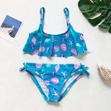 Load image into Gallery viewer, Girls Swimsuit High quality Girls swimwear Two pieces Kids Bikini Set Swimming Suit For Children Girls Swimsuit Flounce Bikini Set 2 Piece Swimwear Watermelon Ruffle Bathing Suits