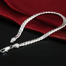 将图片加载到图库查看器,Gleaming Treasure Elegant 925 Sterling Silver Bracelet