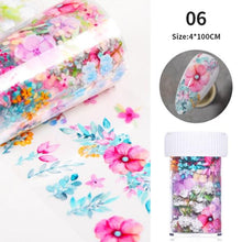 Load image into Gallery viewer, Glitter Marble Series Nail Transfer Foil Stickers Gold White And Black Bright Slider For Nails Decoration Manicures Marble Nail Art Stickers Water Transfer Nail Decals Full Wraps Gradient Acrylic Nail Kits for Women Manicure Decoration Accessory