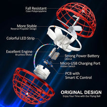 Load image into Gallery viewer, Flying Orb Ball Rechargeable Boomerang Spinner UFO Drone Toy