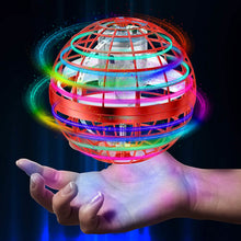 Load image into Gallery viewer, Flying Orb Ball Rechargeable Boomerang Spinner UFO Drone Toy