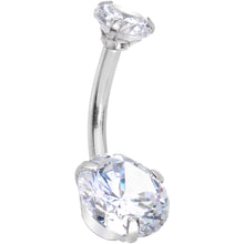 将图片加载到图库查看器,Clear Black CZ Gem Sassy Sparkle Butterfly Dangle Belly Ring