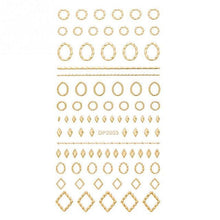 将图片加载到图库查看器,Gold 3D Nail Sticker Curve Stripe Lines Nails Stickers Gradient Adhesive Striping Tape Nail Foil Nail Art Stickers Decals Silver Strip Line Nail Decal Self-Adhesive 3D Wave Decal Decoration Metallic Curve Design Decoration for Women Girls