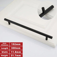 Load image into Gallery viewer, Gold Kitchen Door T Bar Straight Cupboard Handle Knobs Cabinet Pull Aluminum Alloy Handles Furniture Handle T Bar Handles for Kitchen Cabinets Door Brushed Brass Drawer Pulls Knobs Stainless Steel Furniture Hardware