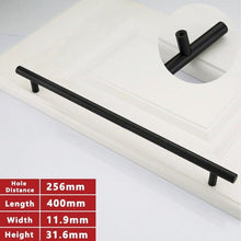 Load image into Gallery viewer, Gold Kitchen Door T Bar Straight Cupboard Handle Knobs Cabinet Pull Aluminum Alloy Handles Furniture Handle T Bar Handles for Kitchen Cabinets Door Brushed Brass Drawer Pulls Knobs Stainless Steel Furniture Hardware