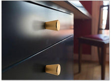 Load image into Gallery viewer, Gold Kitchen Door T Bar Straight Cupboard Handle Knobs Cabinet Pull Aluminum Alloy Handles Furniture Handle T Bar Handles for Kitchen Cabinets Door Brushed Brass Drawer Pulls Knobs Stainless Steel Furniture Hardware