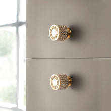 将图片加载到图库查看器,Gold Luxury Door Handles Zinc Alloy Cabinet Handle Drawer Knobs European Wardrobe Pulls Kitchen Furniture Handle Wardrobe Drawer Dresser Closet Furniture Door Handles Knobs Kitchen Office Home Hardware