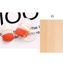 将图片加载到图库查看器,Gold Silver 3D Nail Sticker Curve Stripe Lines Nails Stickers Gradient Adhesive Striping Tape Nail Art Stickers Decal Decoration Metallic Curve Strip Line Nail Decal Self-Adhesive 3D Wave Design Decoration for Women Girls