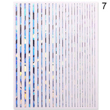 将图片加载到图库查看器,Gold Silver 3D Nail Sticker Curve Stripe Lines Nails Stickers Gradient Adhesive Striping Tape Nail Art Stickers Decal Decoration Metallic Curve Strip Line Nail Decal Self-Adhesive 3D Wave Design Decoration for Women Girls