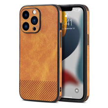 Load image into Gallery viewer, Gorgeous Luxury Genuine Leather Phone Case For iphone 13 Pro Max 12 11 14Pro Max XR XS MAX 7Plus Shockproof Cover Full Protective Slim Leather Luxury PU Flexible Bumper Non-Slip Grip Shockproof Full Body Protective Cover Men Women Phone Cases
