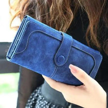 Load image into Gallery viewer, Gorgeous Matte Leather Long Wallet For Women And Lady Purse High Quality Female Wallets Card Holder Clutch Carteras
