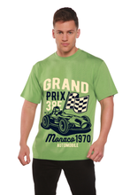 将图片加载到图库查看器,Grand Prix Men's Bamboo Viscose/Organic Cotton Short Sleeve Graphic T-Shirt