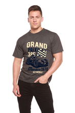 将图片加载到图库查看器,Grand Prix Men's Bamboo Viscose/Organic Cotton Short Sleeve Graphic T-Shirt