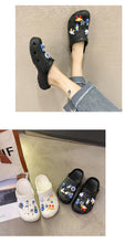 Load image into Gallery viewer, Gray Cute Summer Sandals Women Beach Sandals Non Slip Comfortable Lightweight Outdoor Sandals Woman Light Weight Quick Drying Slip-On Garden Clog Shoes Rubber Slipper