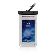 Load image into Gallery viewer, Gray Drop Resistant Waterproof Bag For Mobile Phones Under 6.9 Inches Plastic Mobile Phone Waterproof Case Diving Seal Phone Case Waterproof Pouch Phone Underwater Case 35m