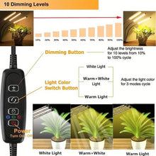 Load image into Gallery viewer, Grow Lights for Seed Starting Auto ON & Off Full Spectrum LED Plant Lights with Timer