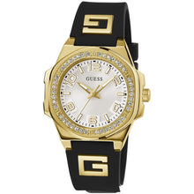 Load image into Gallery viewer, Guess Women's Black Gold Wristwatch