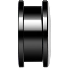 Load image into Gallery viewer, Pink Black Skull Black Anodized Screw Fit Plug Set 20mm
