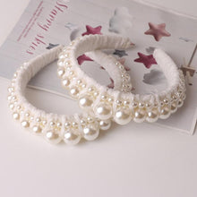 Load image into Gallery viewer, Hair Hoop women hairbands Sweet Headbands for Women Beaded Pearl Headbands Hair Accessories Gorgeous Hair Accessories For Women