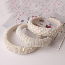 Load image into Gallery viewer, Hair Hoop women hairbands Sweet Headbands for Women Beaded Pearl Headbands Hair Accessories Gorgeous Hair Accessories For Women