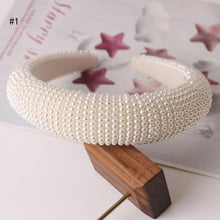 Load image into Gallery viewer, Hair Hoop women hairbands Sweet Headbands for Women Beaded Pearl Headbands Hair Accessories Gorgeous Hair Accessories For Women