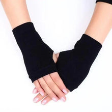Load image into Gallery viewer, Half Finger Gloves For Women Stylish Winter Soft Warm Wool Knitting Arm Gloves Soft Warm Winter Gloves For Women Knit Arm Warmer Fingerless Gloves Knitted Long Mitten Women Thumb Hole Gloves
