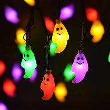 将图片加载到图库查看器,Halloween Cute Ghost LED String Lights Upholstery Lights