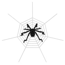 Load image into Gallery viewer, Halloween Decorations Spider 49" with 126" Tarantula Mega Spider Web