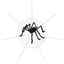 Load image into Gallery viewer, Halloween Decorations Spider 49" with 126" Tarantula Mega Spider Web