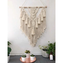 Load image into Gallery viewer, Hand Woven Lace Wall Hanging Bohemian Boho Art Decor