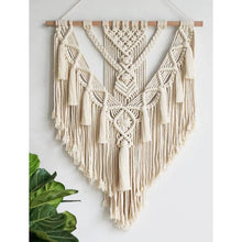 Load image into Gallery viewer, Hand Woven Lace Wall Hanging Bohemian Boho Art Decor