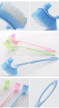 Load image into Gallery viewer, Handheld Toilet Cleaning Brush Household Toilet Cleaning Toilet Stain Powerful Stain Removal Brush Bathroom Accessories Cleaning Tools For Bathroom Shower Sliding Door Tracks Kitchen Edge Corner Window Cleaning Brush