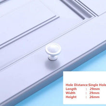 Load image into Gallery viewer, Handles Drawer Cabinet Furniture Kitchen Handles For Cabinet Knob Door Drawer Furniture Kitchen Knob Simplicity White Stainless Steel Hollow Tube Bar Drawer Pulls Cupboard Knob For Kitchen Furniture Hardware