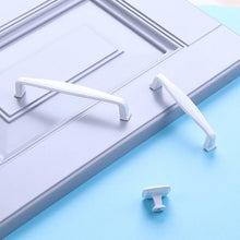 Load image into Gallery viewer, Handles Drawer Cabinet Furniture Kitchen Handles For Cabinet Knob Door Drawer Furniture Kitchen Knob Simplicity White Stainless Steel Hollow Tube Bar Drawer Pulls Cupboard Knob For Kitchen Furniture Hardware
