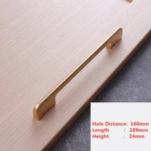 Load image into Gallery viewer, Handles Drawer Cabinet Furniture Kitchen Handles For Cabinet Knob Door Drawer Furniture Kitchen Pearl Golden Simplicity Hardware Pull Handles Modern Style T Bar Kitchen Cabinet Hardware Pulls