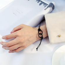 将图片加载到图库查看器,Handmade Adjustable Handcuffs Bracelets For Men Women Couple Valentine Day Jewelry Handcuff Couple Bracelets Handmade Infinity Forever Strentch Friend Bracelet Adjustable Bestfriend Matching Rope Bracelet