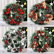 Load image into Gallery viewer, Handmade Christmas Decorative Wreaths