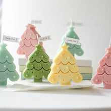 Load image into Gallery viewer, Handmade Creative Christmas Tree Scented Candles Christmas Tree Candles Christmas Gifts For Women Mom Girlfriend Christmas Scented Candles Home Decor Christmas Novelty Scented Candles Seasonal Celebration Candle Decoration Candle Gift